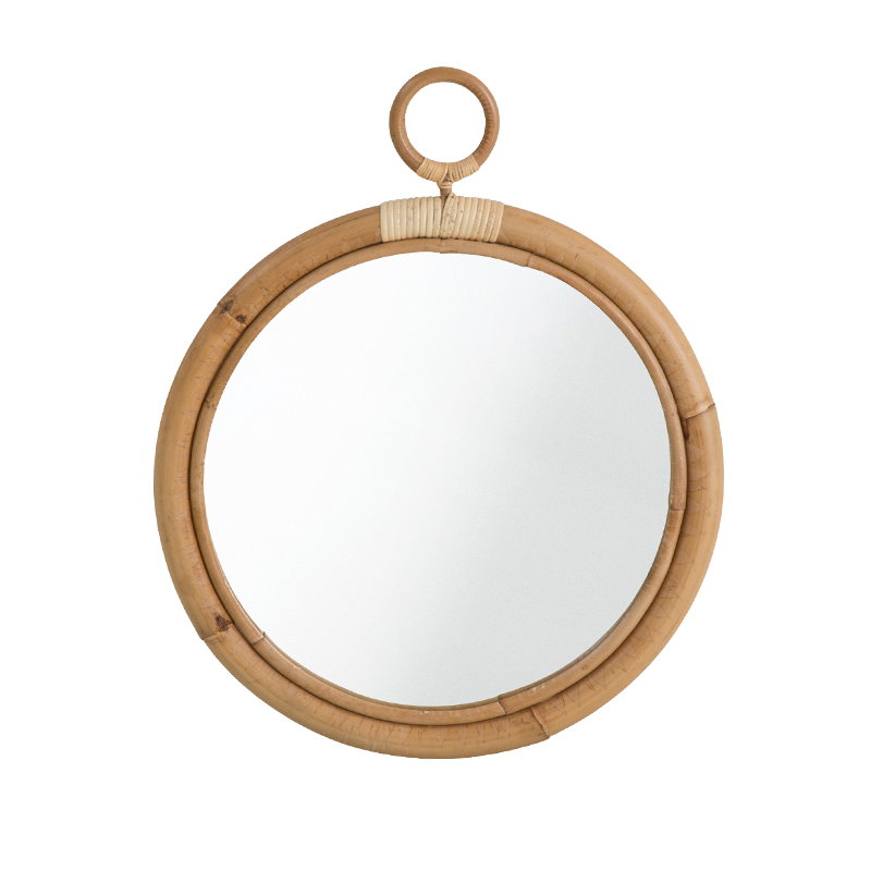 Round Rattan Mirror MR334140